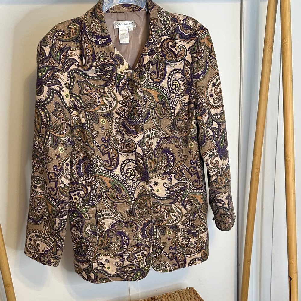 Coldwater Creek Women's Paisley Blazer